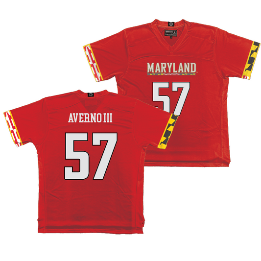 Maryland Men's Lacrosse Red Jersey  - Sisto Averno III