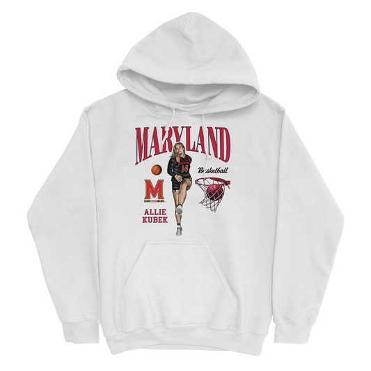 EXCLUSIVE RELEASE: Allie Kubek Illustrated White Hoodie
