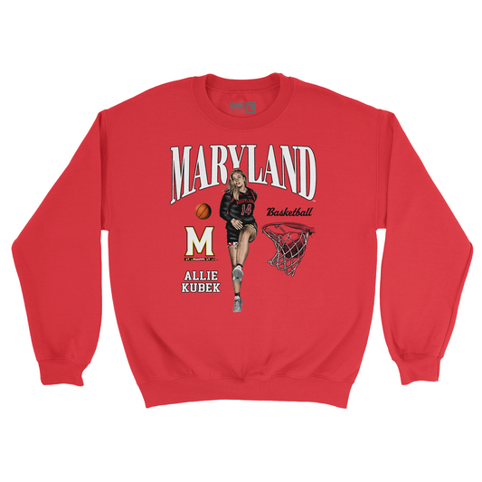 EXCLUSIVE RELEASE: Allie Kubek Illustrated Red Crew