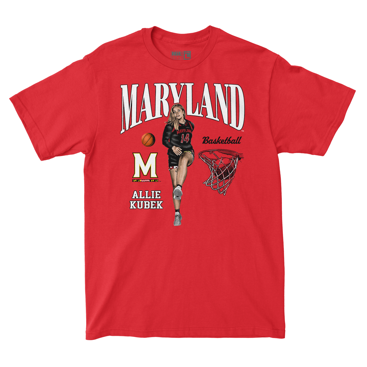 EXCLUSIVE RELEASE: Allie Kubek Illustrated Red Tee