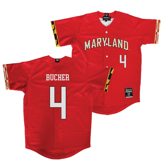 Maryland Softball Red Jersey - Keira Bucher
