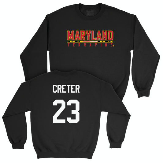 Men's Lacrosse Black Maryland Crew  - Sean Creter