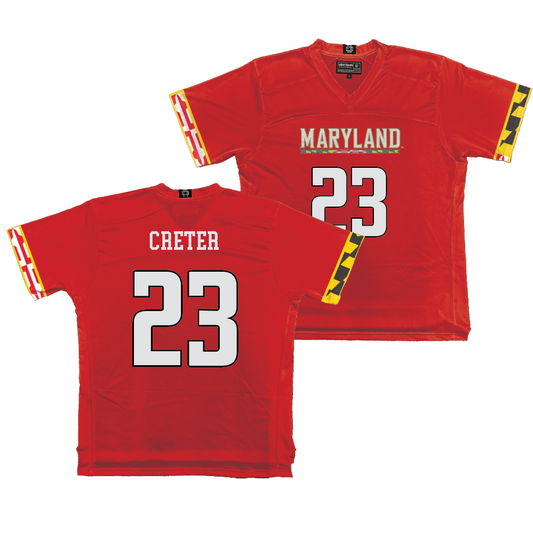 Maryland Men's Lacrosse Red Jersey  - Sean Creter