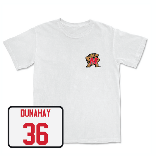 Women's Soccer White Testudo Comfort Colors Tee - Savannah Dunahay