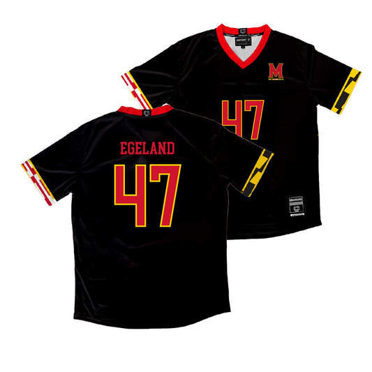 Maryland Women's Soccer Black Jersey  - Ellie Egeland