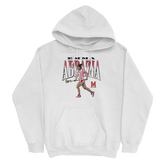 EXCLUSIVE RELEASE: Emma Abbazia Illustrated White Hoodie