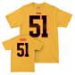 Gold Maryland Football Shirsey Tee  - Dylan Gooden