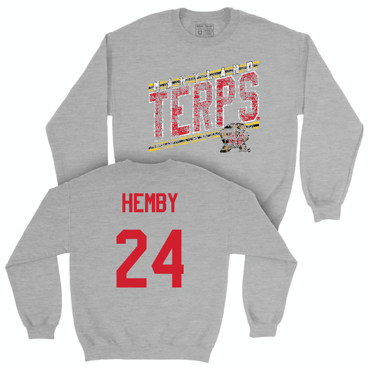 Sport Grey Football Vintage Crew  - Roman Hemby