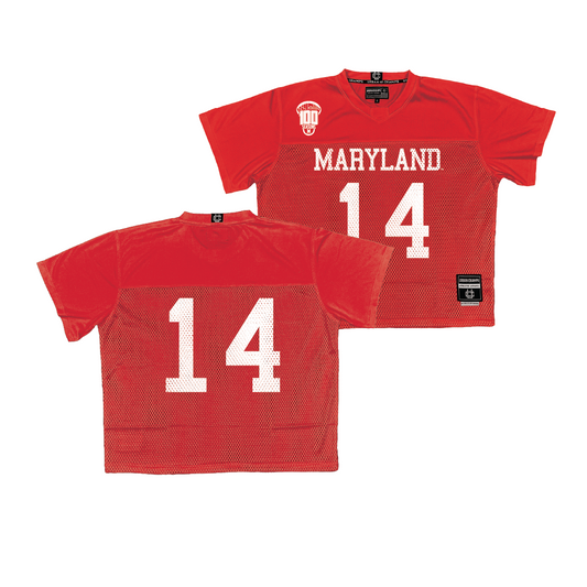 Maryland Men's Lacrosse 100th Anniversary Red Jersey - Charlie Koras