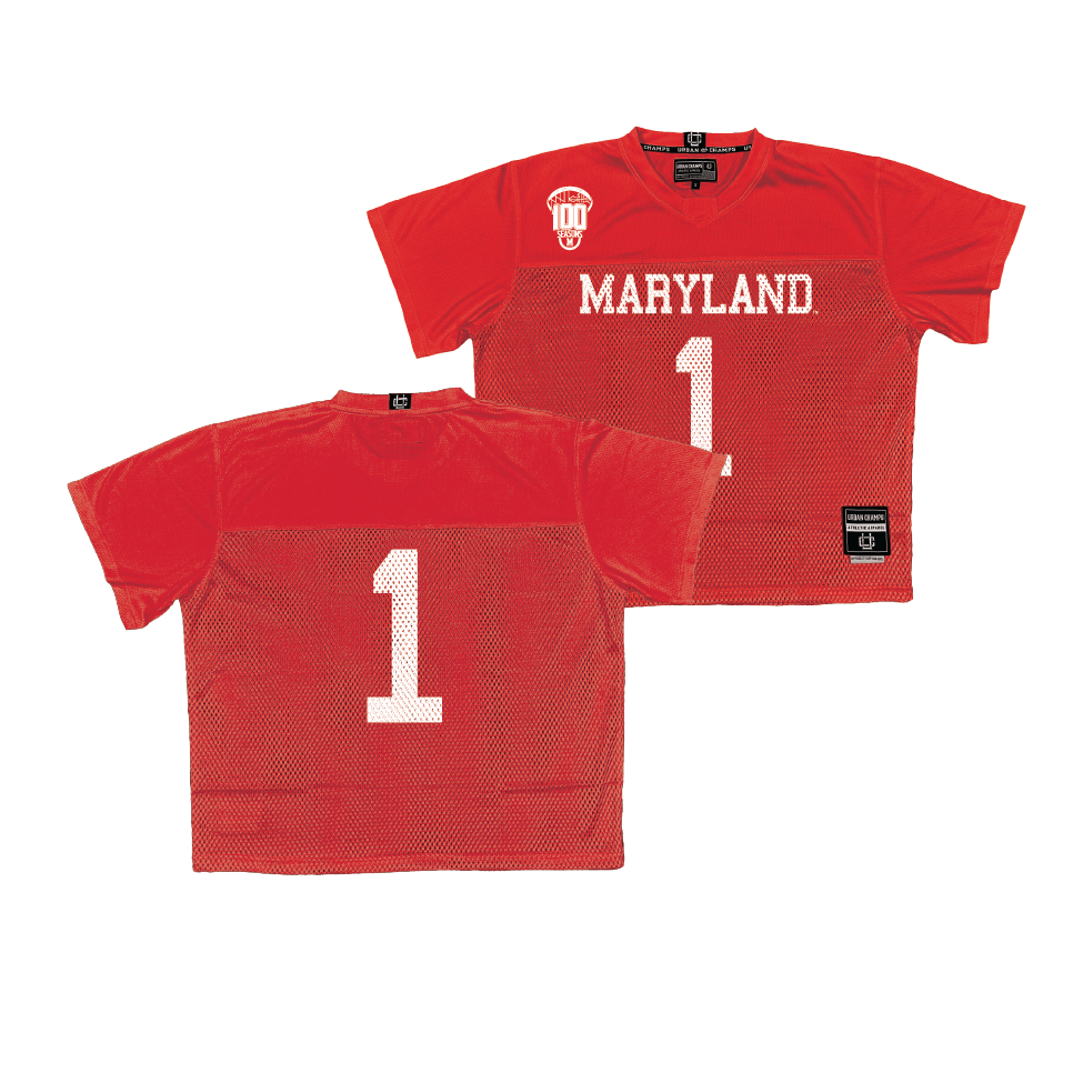 Maryland Men's Lacrosse 100th Anniversary Red Jersey - Logan McNaney