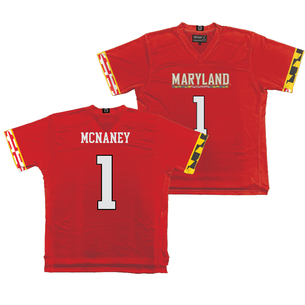 Maryland Men's Lacrosse Red Jersey - Logan McNaney