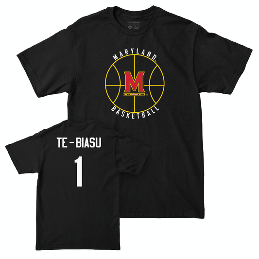 Women's Basketball Black Hardwood Tee  - Sarah Te-Biasu