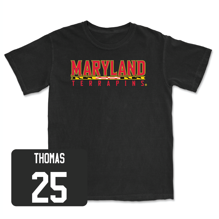 Women's Soccer Black Maryland Tee - Trysta Thomas