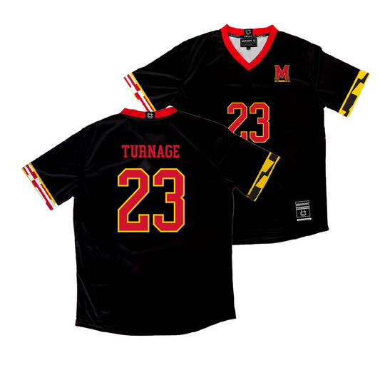 Maryland Women's Soccer Black Jersey - Tahirah Turnage