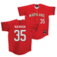 Maryland Baseball Red Jersey - Ryan Van Buren