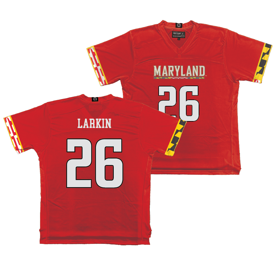 Maryland Men's Lacrosse Red Jersey  - Adam Larkin