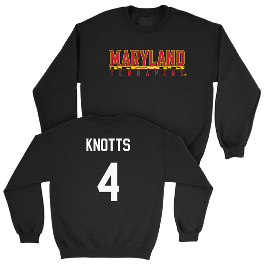 Football Black Maryland Crew  - Shaleak Knotts