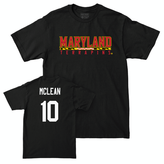 Women's Basketball Black Maryland Tee  - Mir McLean