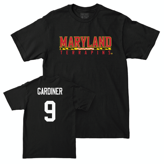 Men's Lacrosse Black Maryland Tee  - John Gardiner