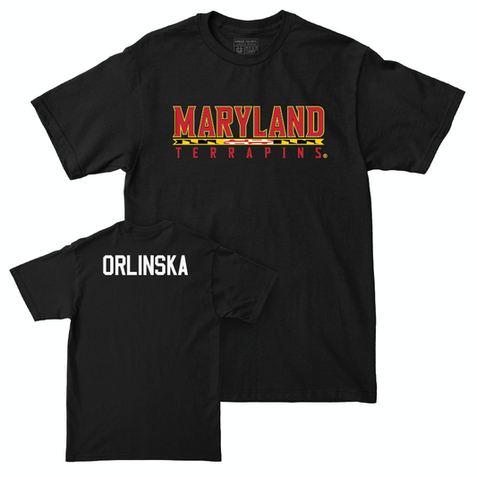 Women's Tennis Black Maryland Tee  - Oliwia Orlinska