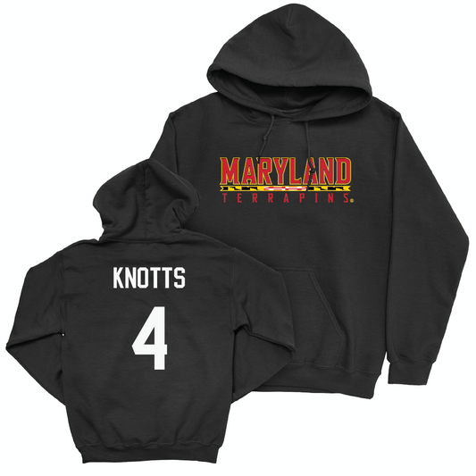 Football Black Maryland Hoodie  - Shaleak Knotts