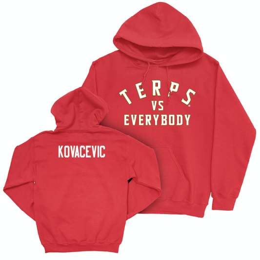 Red Women's Tennis TVE Hoodie  - Ema Kovacevic