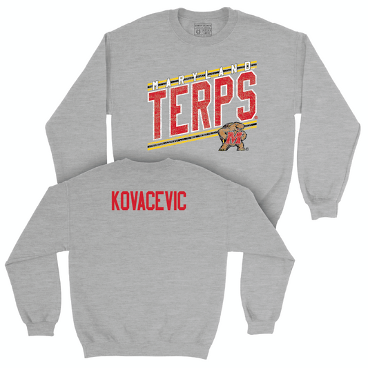 Sport Grey Women's Tennis Vintage Crew  - Ema Kovacevic