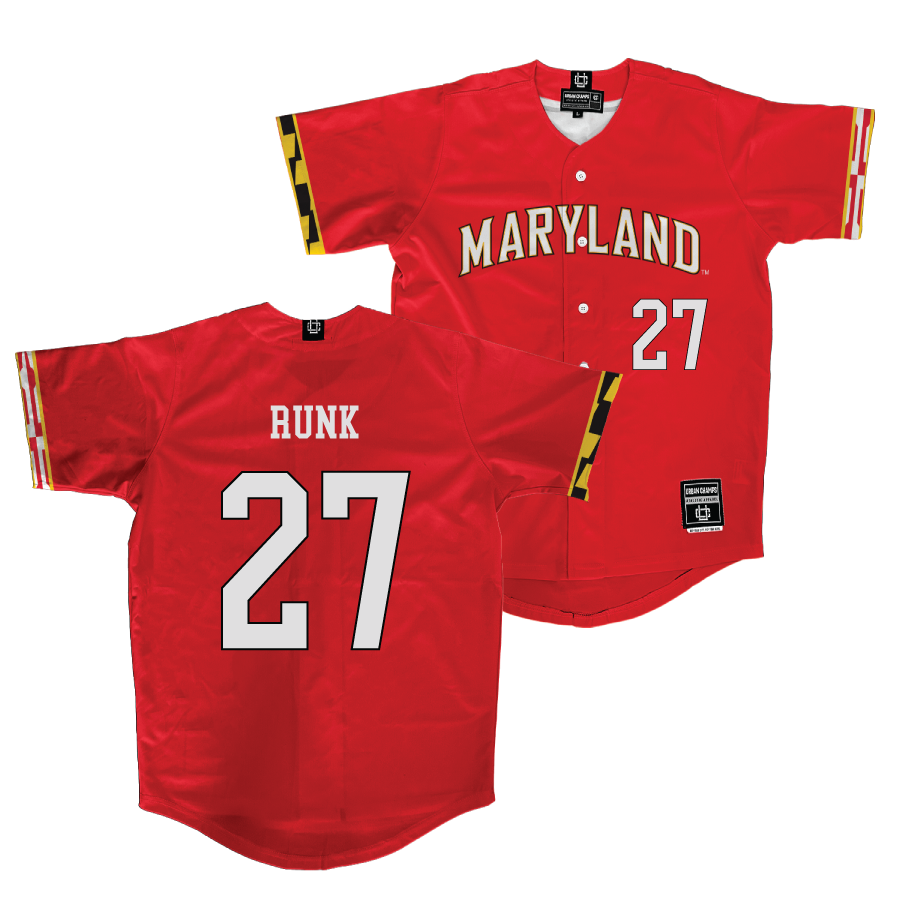 Maryland Softball Red Jersey  - Hannah Runk