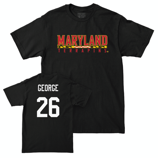Women's Lacrosse Black Maryland Tee  - Fallon George