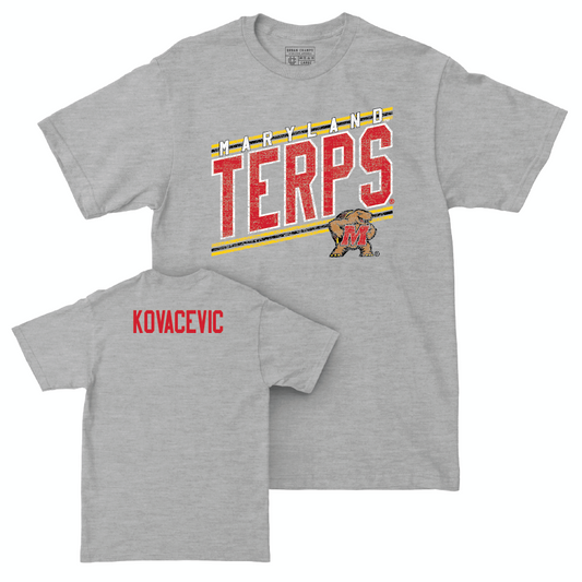 Sport Grey Women's Tennis Vintage Tee  - Ema Kovacevic